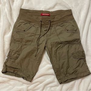 UnionBay Adjustable Drawstring Cargo Bermuda Shorts